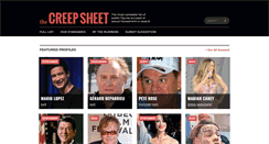 Desktop Screenshot of creepsheet.com